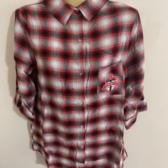 Concepts Sports Toronto Plaid Shirt Size L - Picture 3 of 10